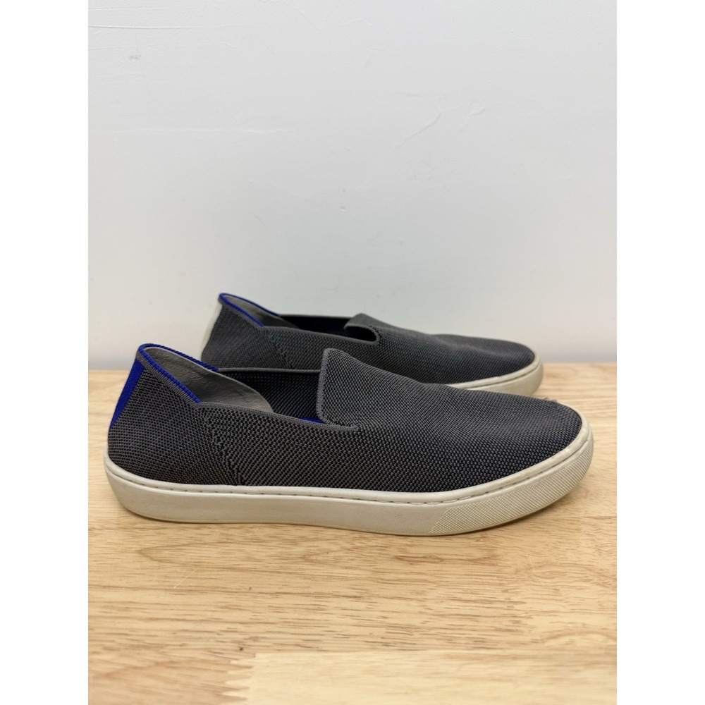 Rothy's Shoes Womens 8 Gray Knit Slip On Walking Sneakers Comfort Casual #88